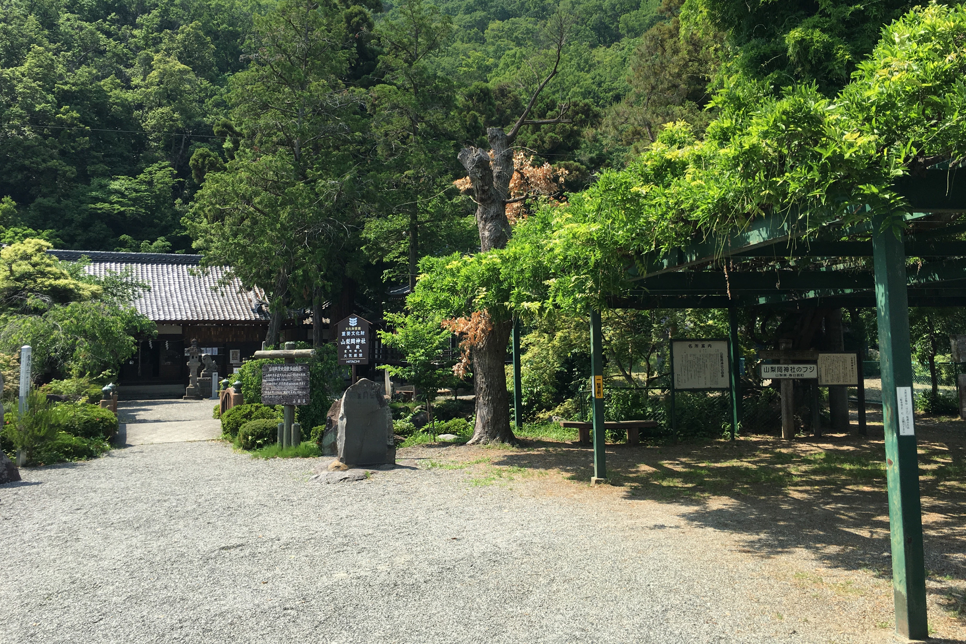 山梨岡神社の写真