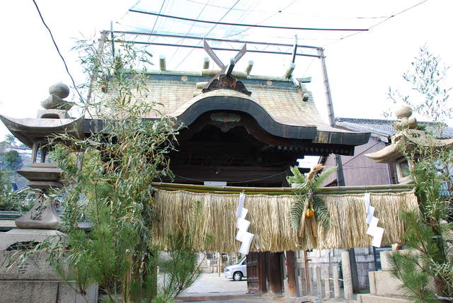 艮神社（尾道市木ノ庄町木梨）の写真