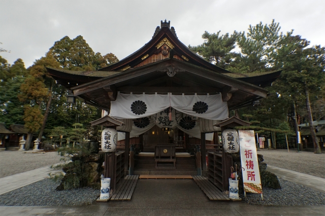 建部大社の写真